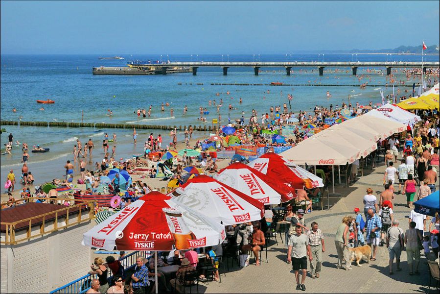 Koobrzeg - promenada nadmorska